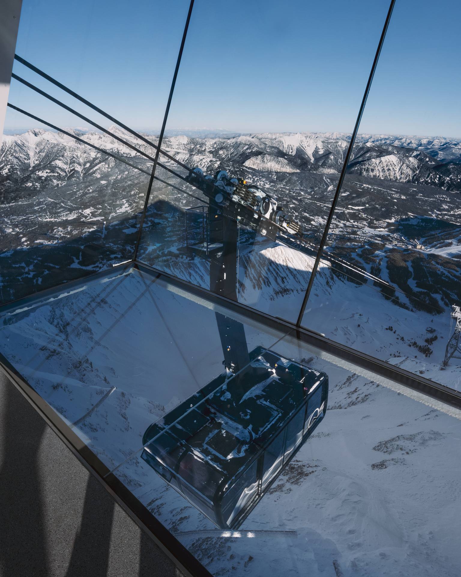 Lone Peak Tram from Kircliff
