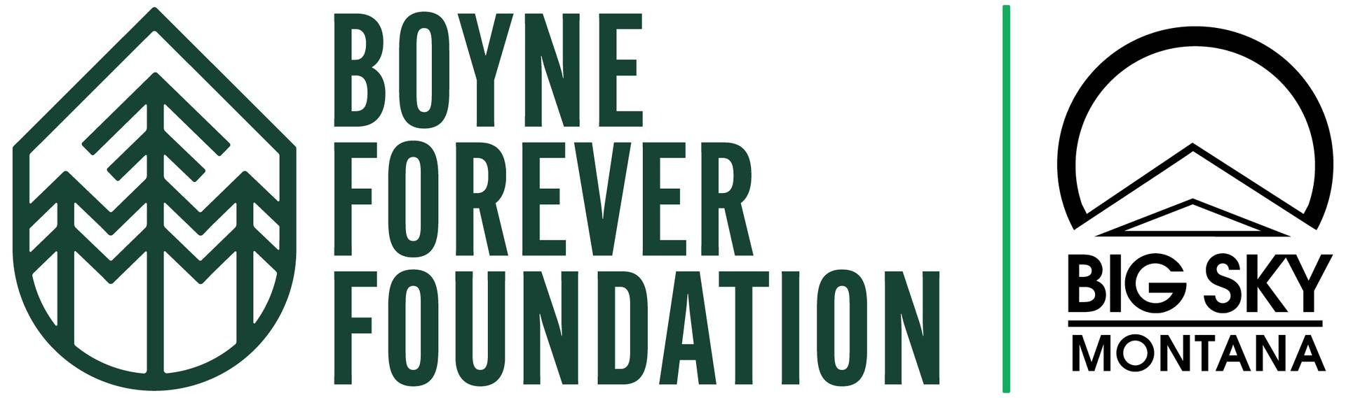 Boyne Forever Foundations and Big Sky Resort logos