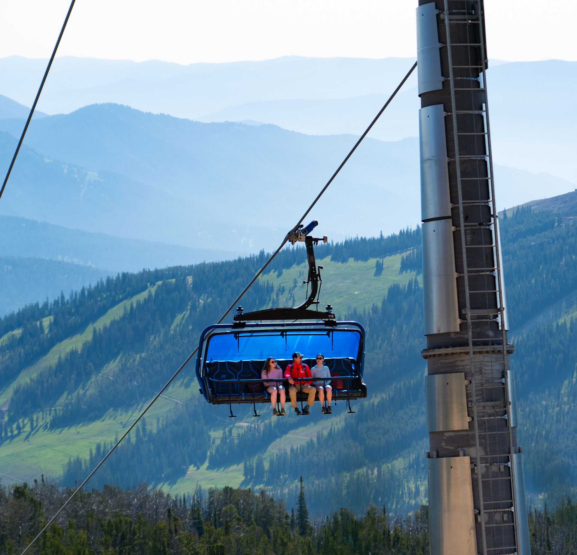 Guided chairlift ride