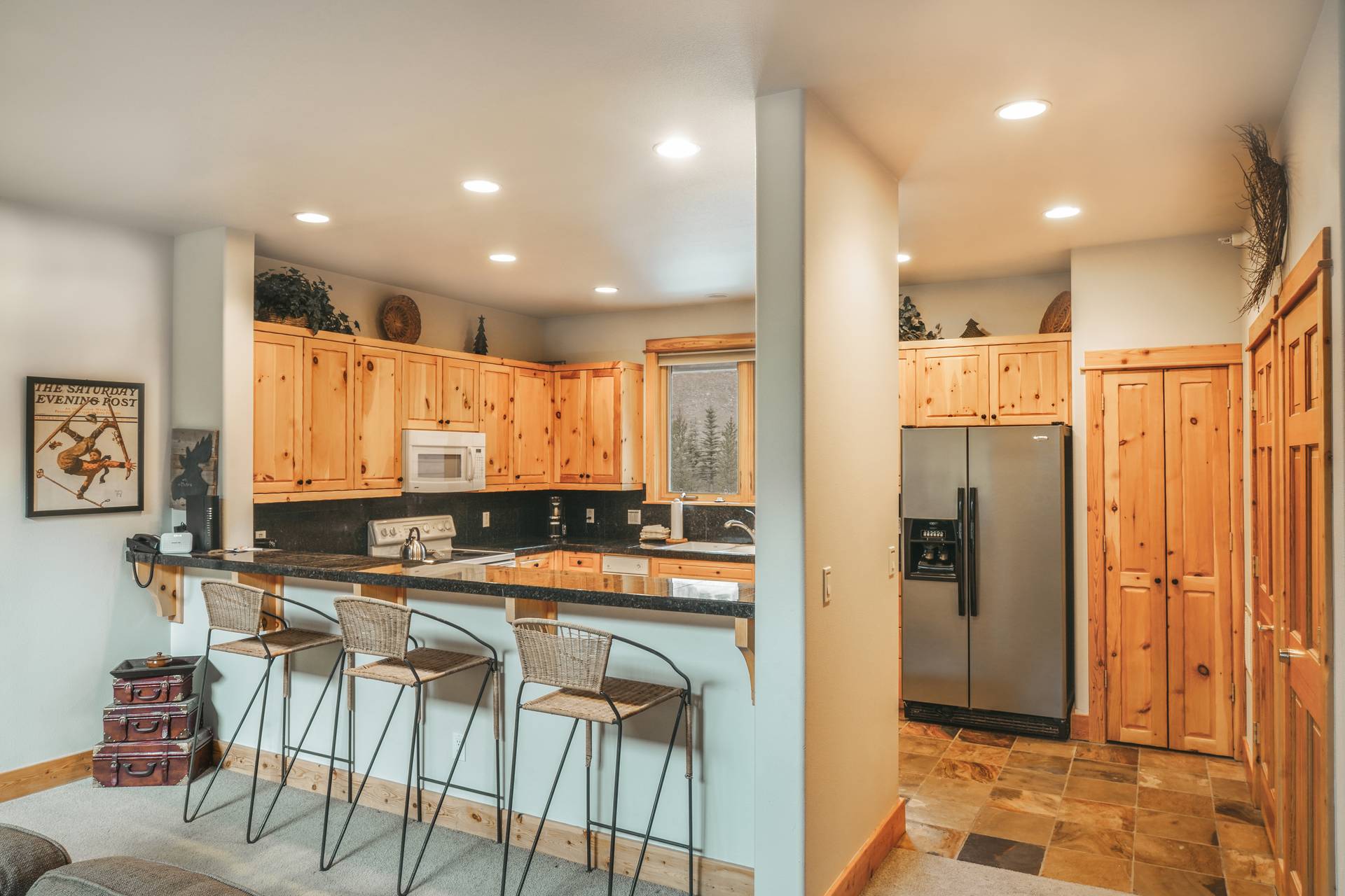 Lone Moose 210A vacation condo kitchen