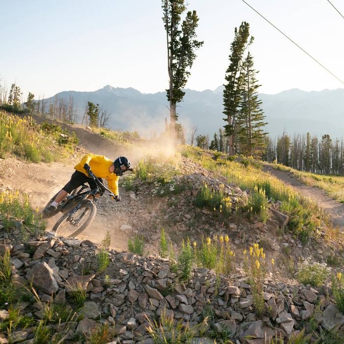 Mountain biker