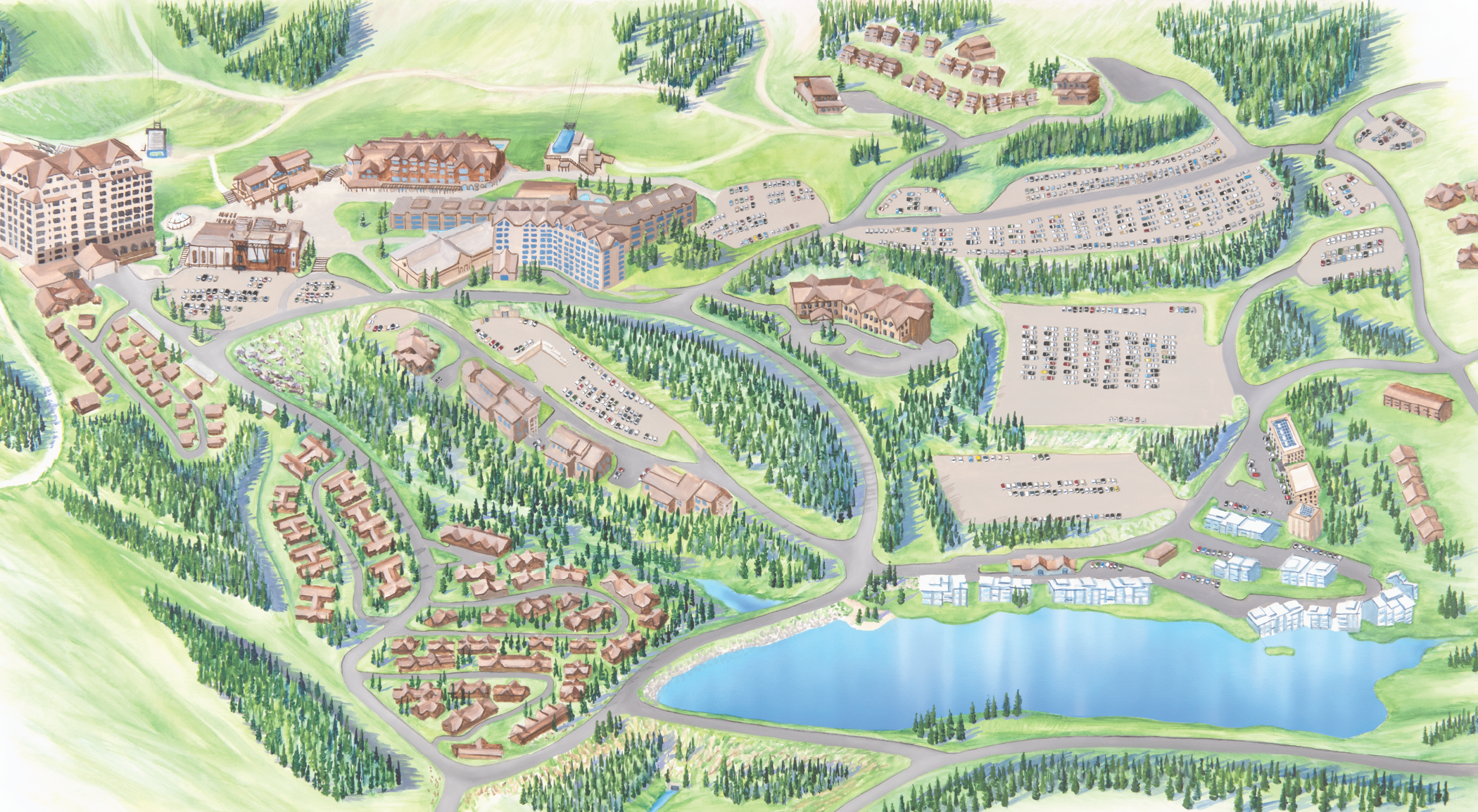 Mountain Village Map preview