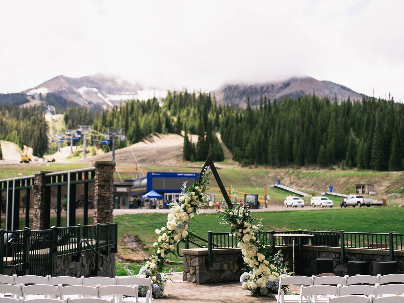 Wedding venue at Peaks Terrace