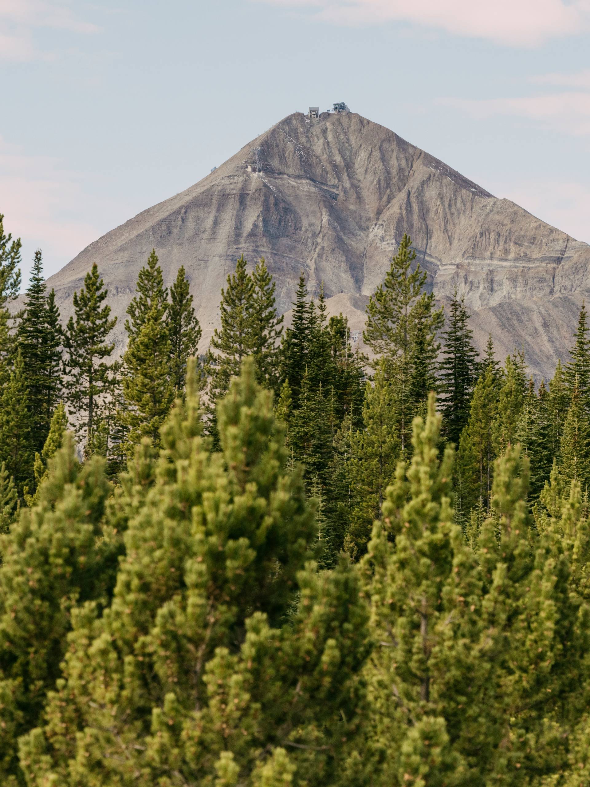 Lone Mountain in summer