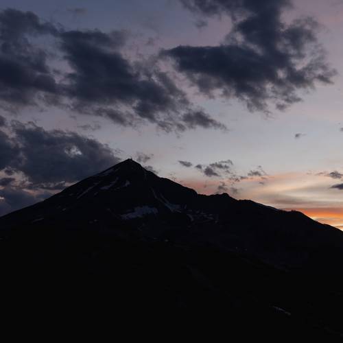 Lone Peak at sunset