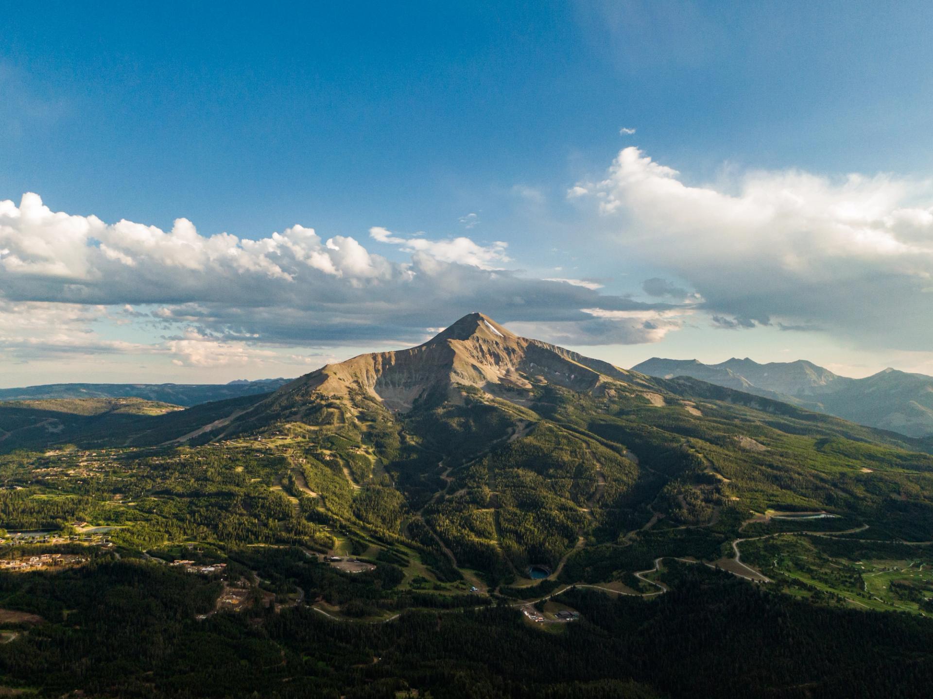 Lone Peak in the summer