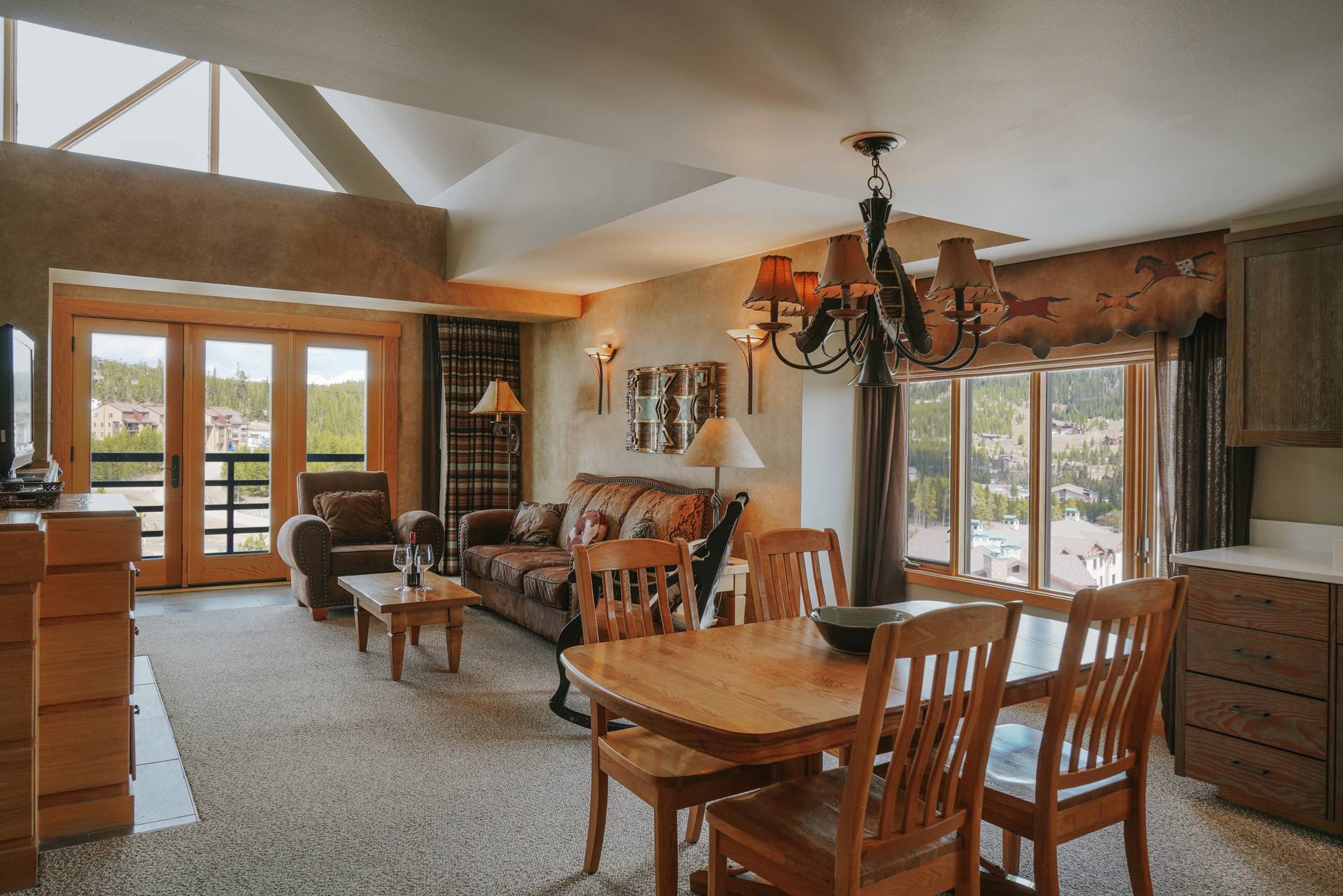 Shoshone Condominium Hotel room one bedroom plus loft main area