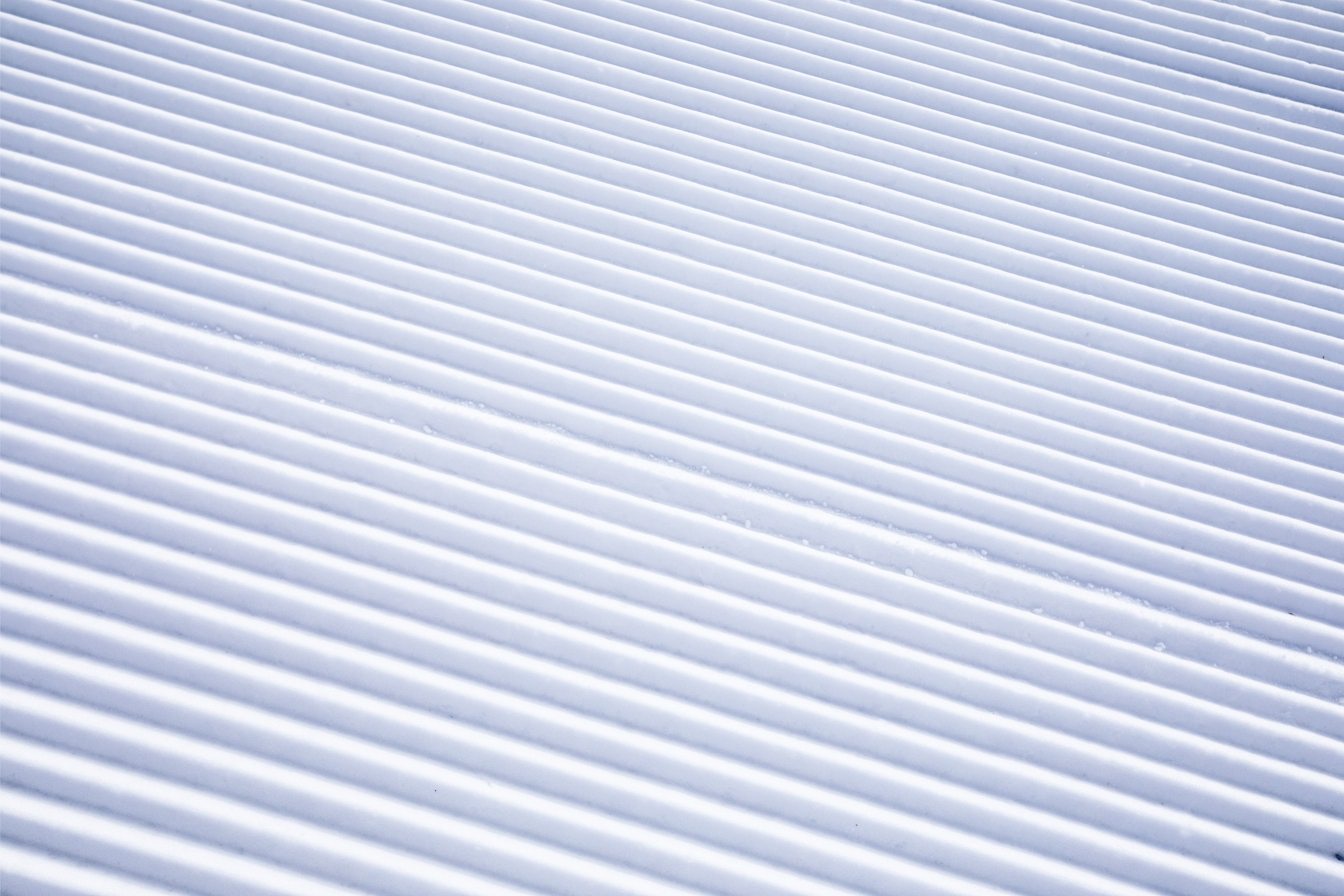Corduroy snow