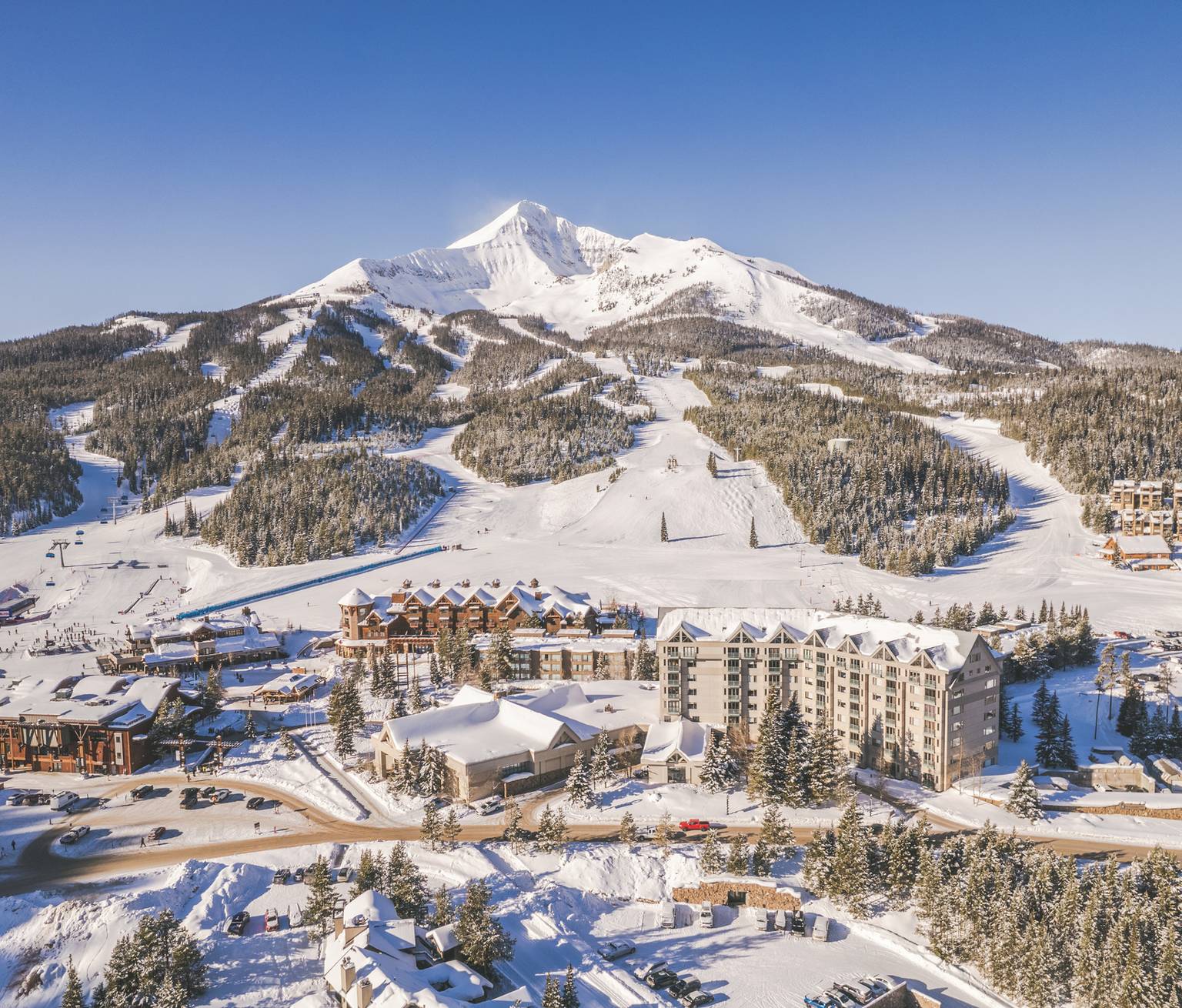 Big Sky Resort in Winter