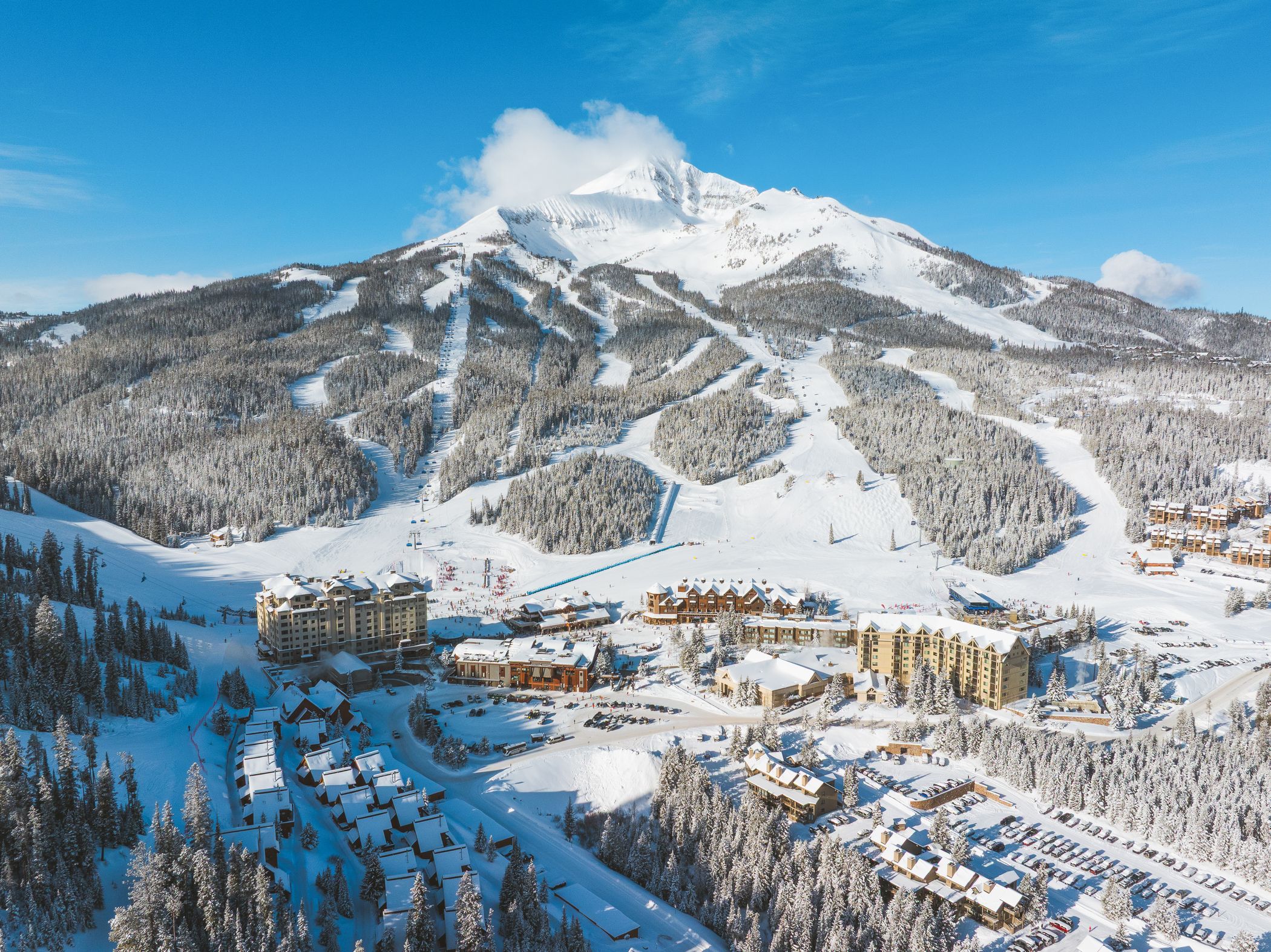 Big Sky Resort in winter