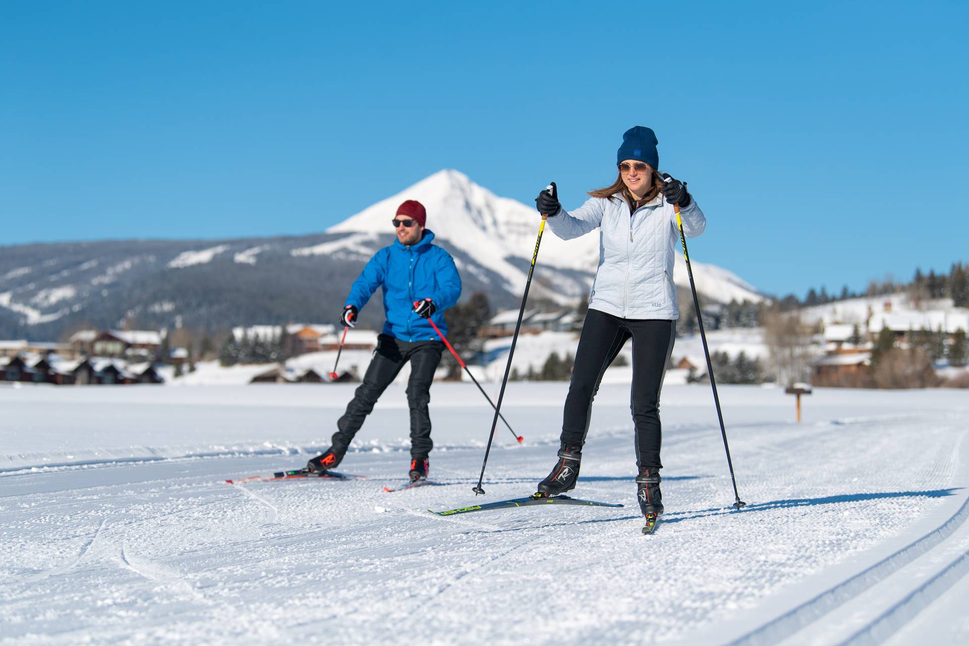 Nordic skiing in Big Sky