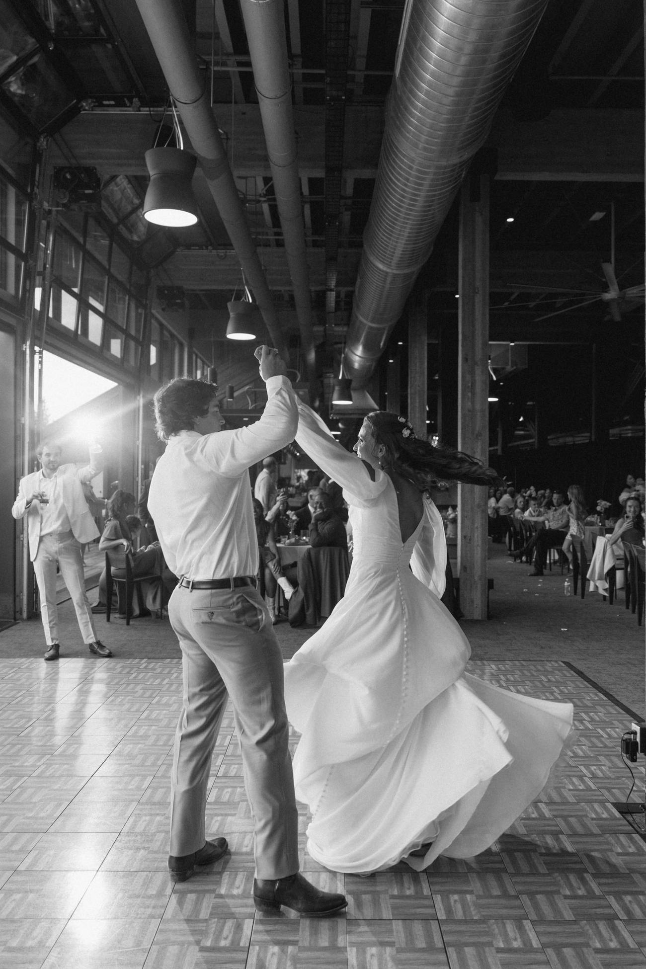 Vista Hall outdoor wedding reception