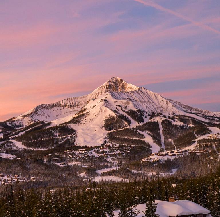 Lone Mountain at sunrise
