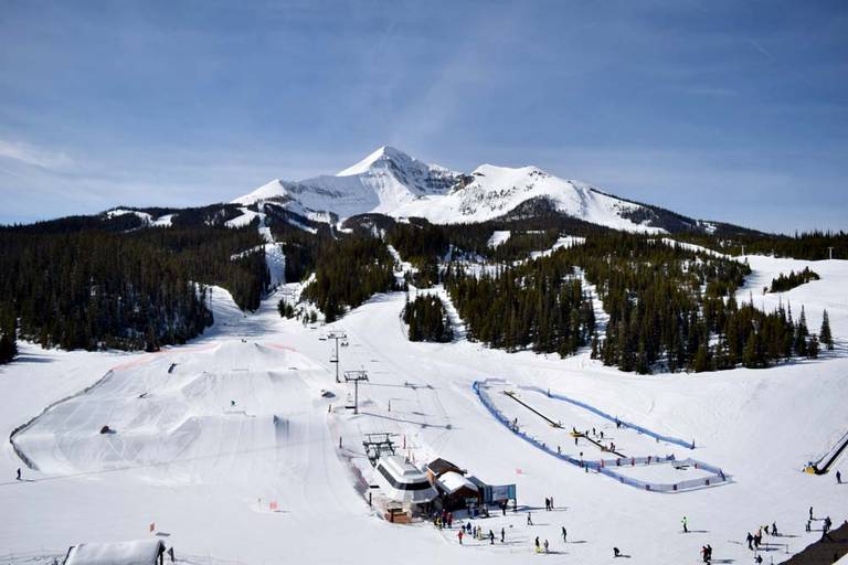 Swift Current high-speed quad at Big Sky Resort