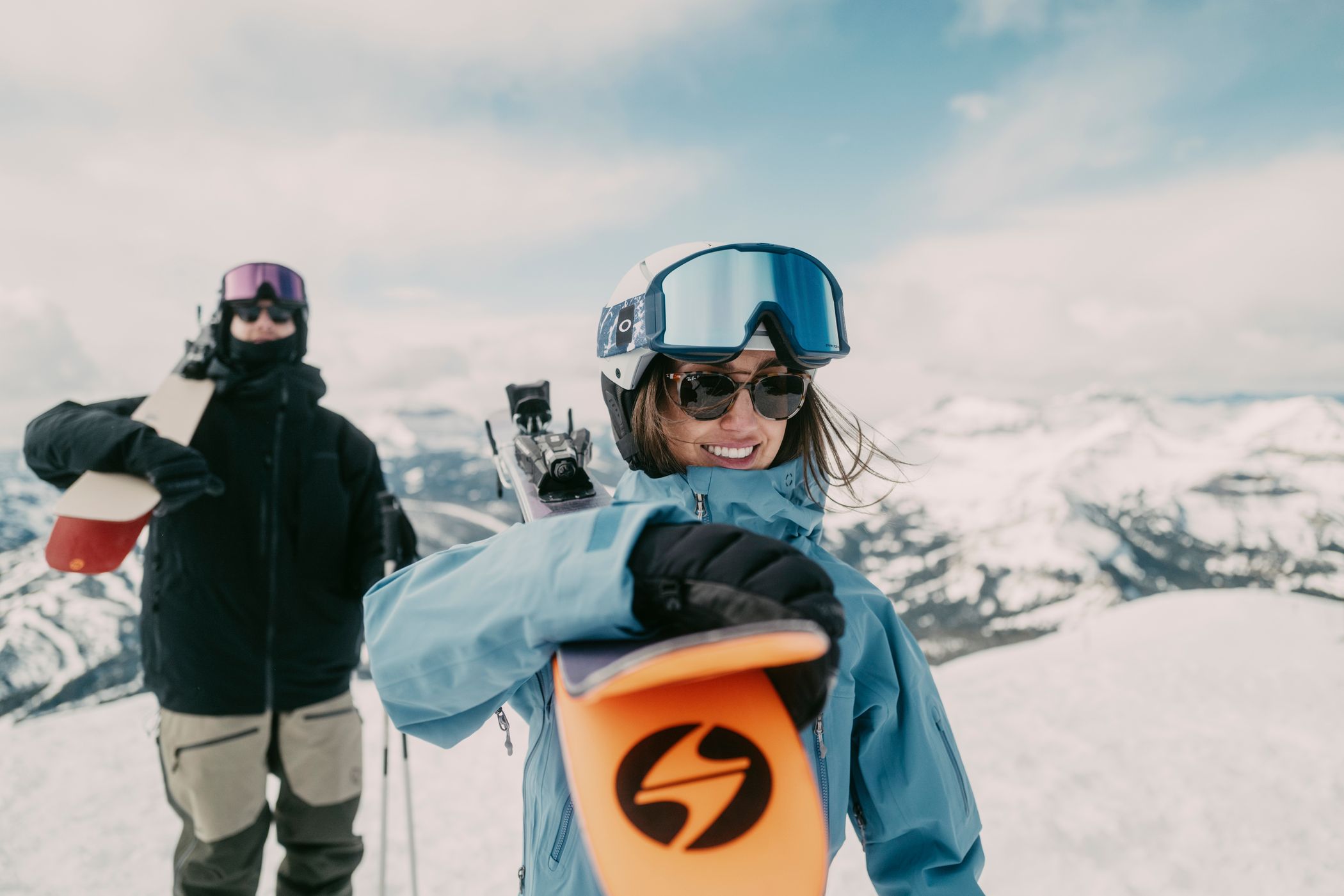 Skiers at Big Sky Resort