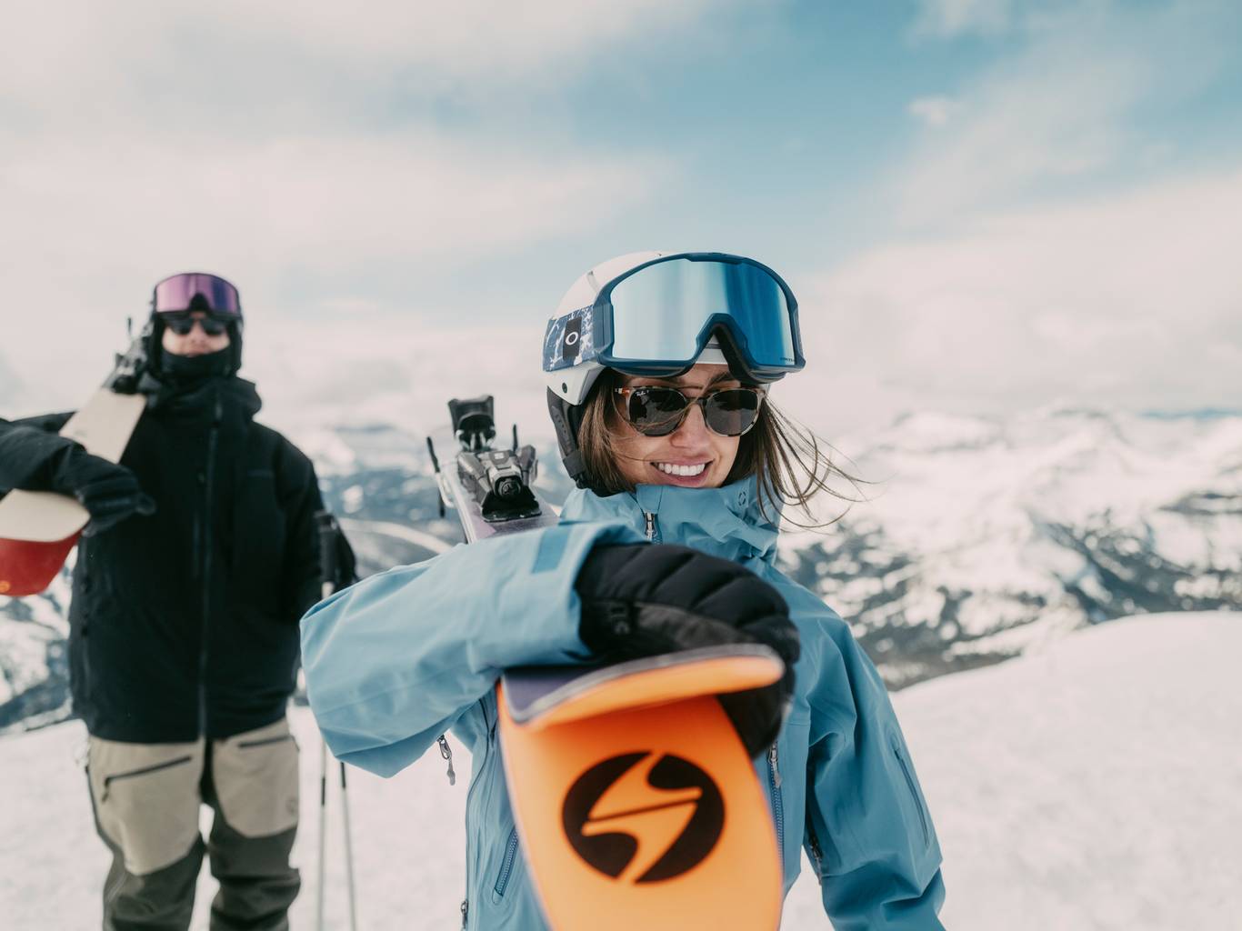 Skiers at Big Sky Resort