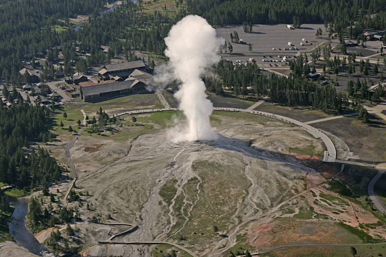 Old Faithful at Yellowstone National Park