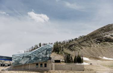 Lone Peak Tram lower terminal in summer