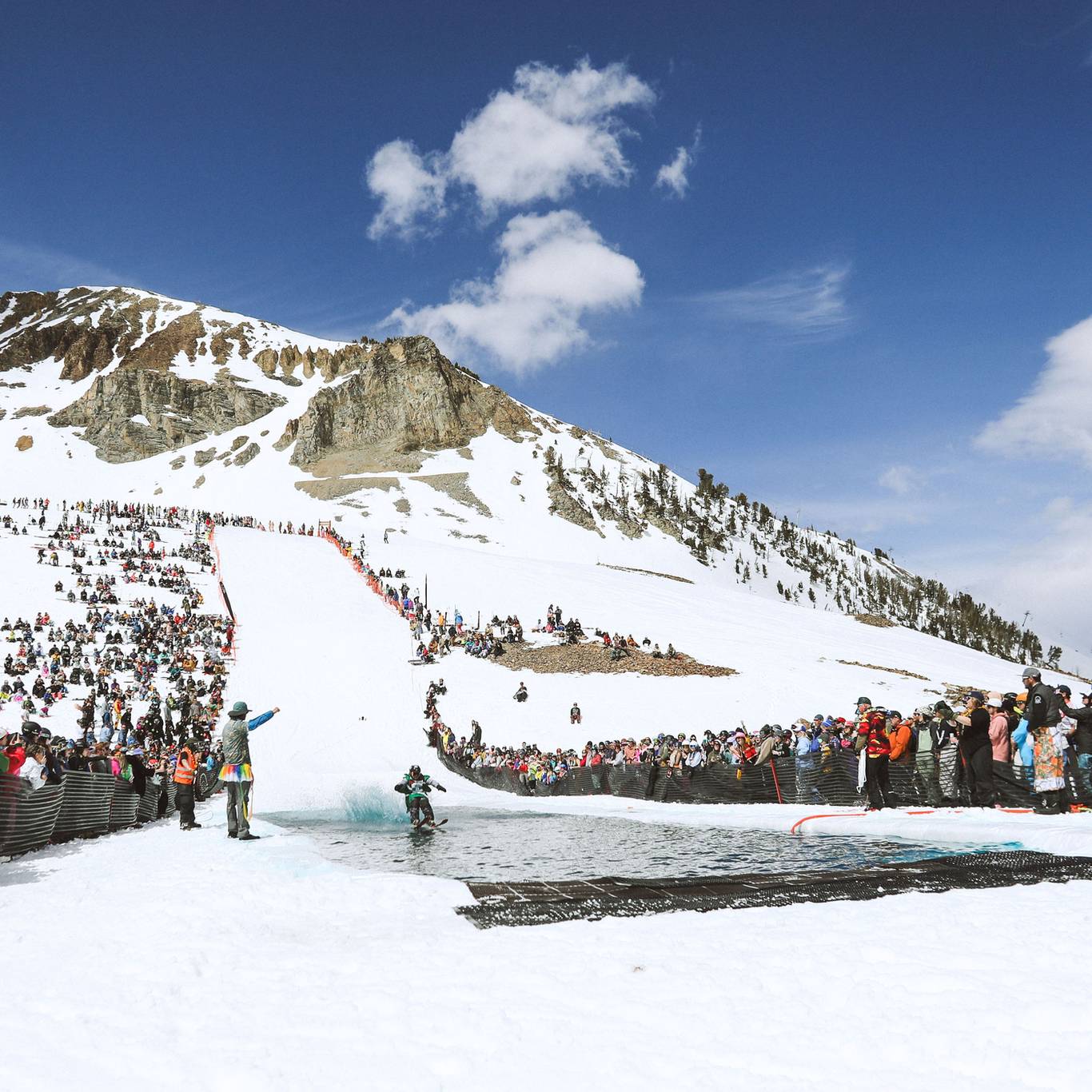 Pond Skim at Big Sky Resort