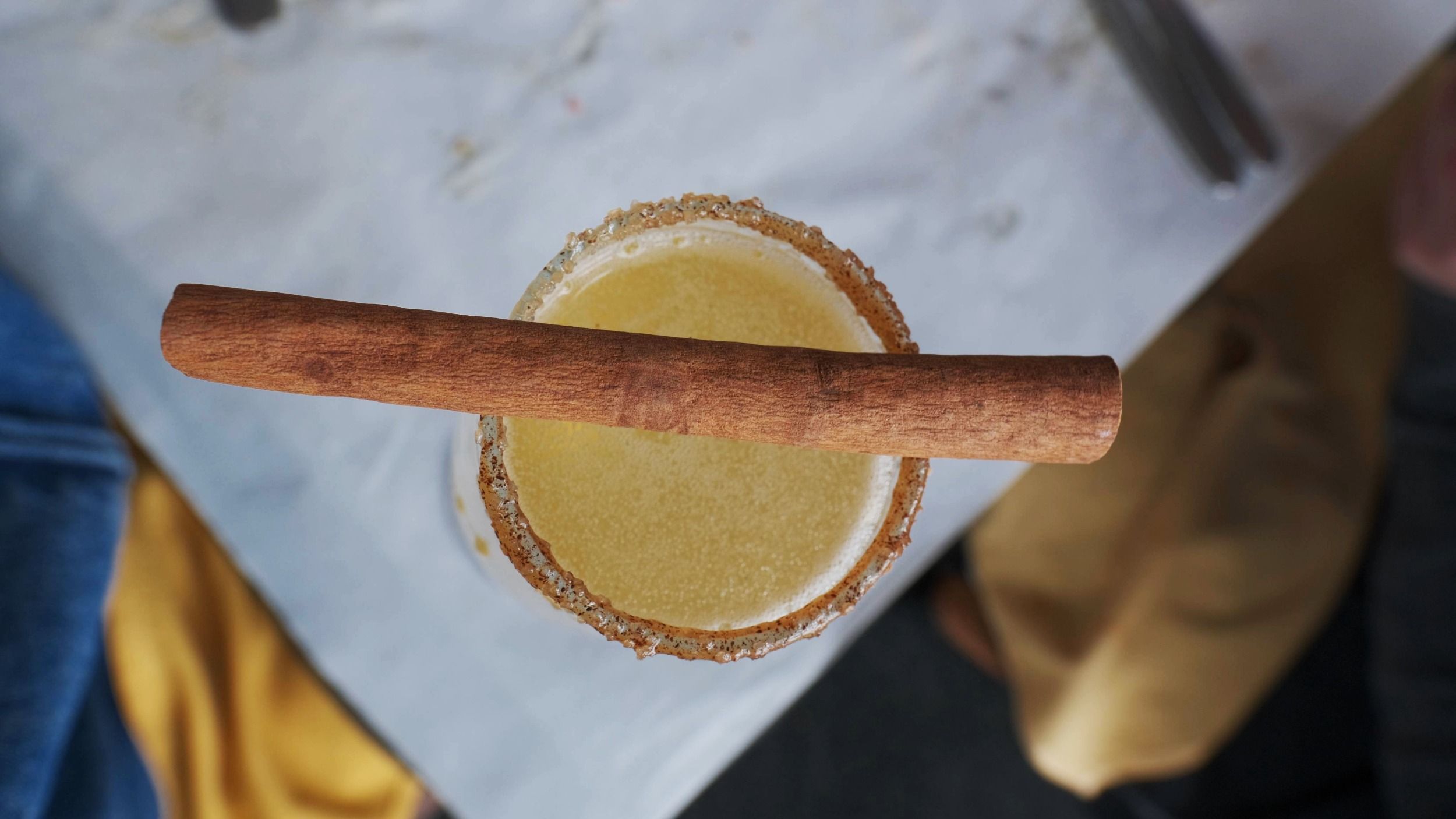 Drink for Mardi Gras at the Milly Chalet at Brighton Utah