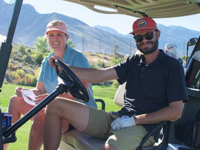 Friends in the Brighton Golf Tournament