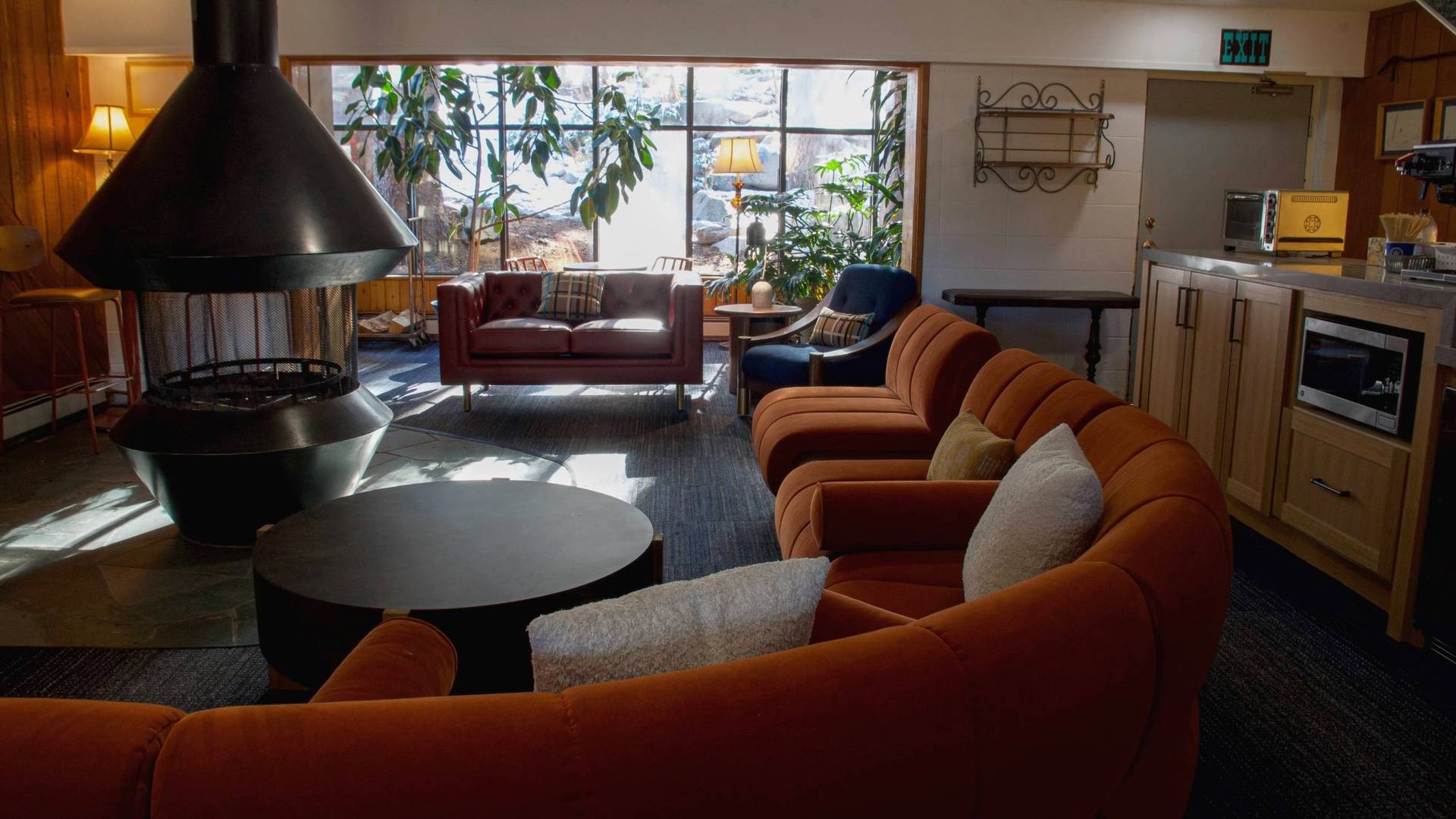 The Brighton Lodge lobby in Utah