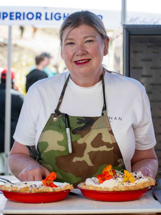 Chef at the Foodie Wars at Not Oktoberfest at Brighton Resort
