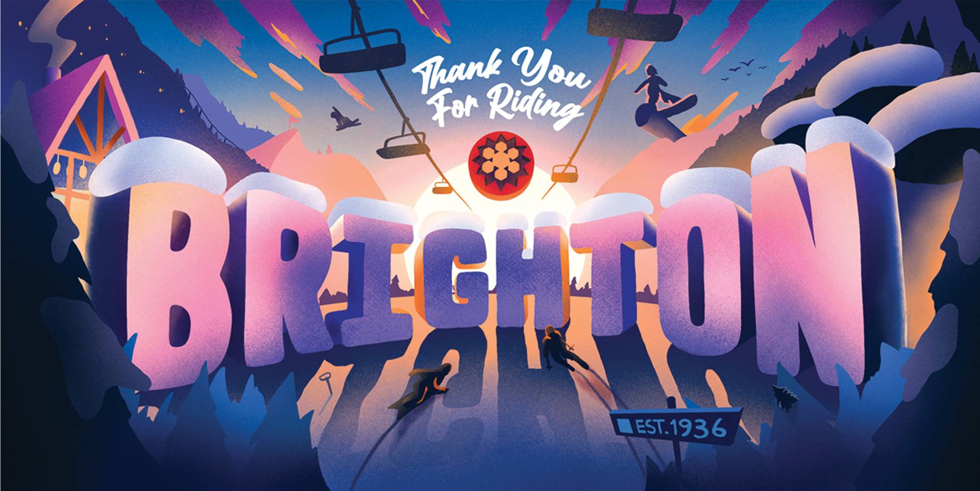 2023 Thank You For Riding Brighton Sign