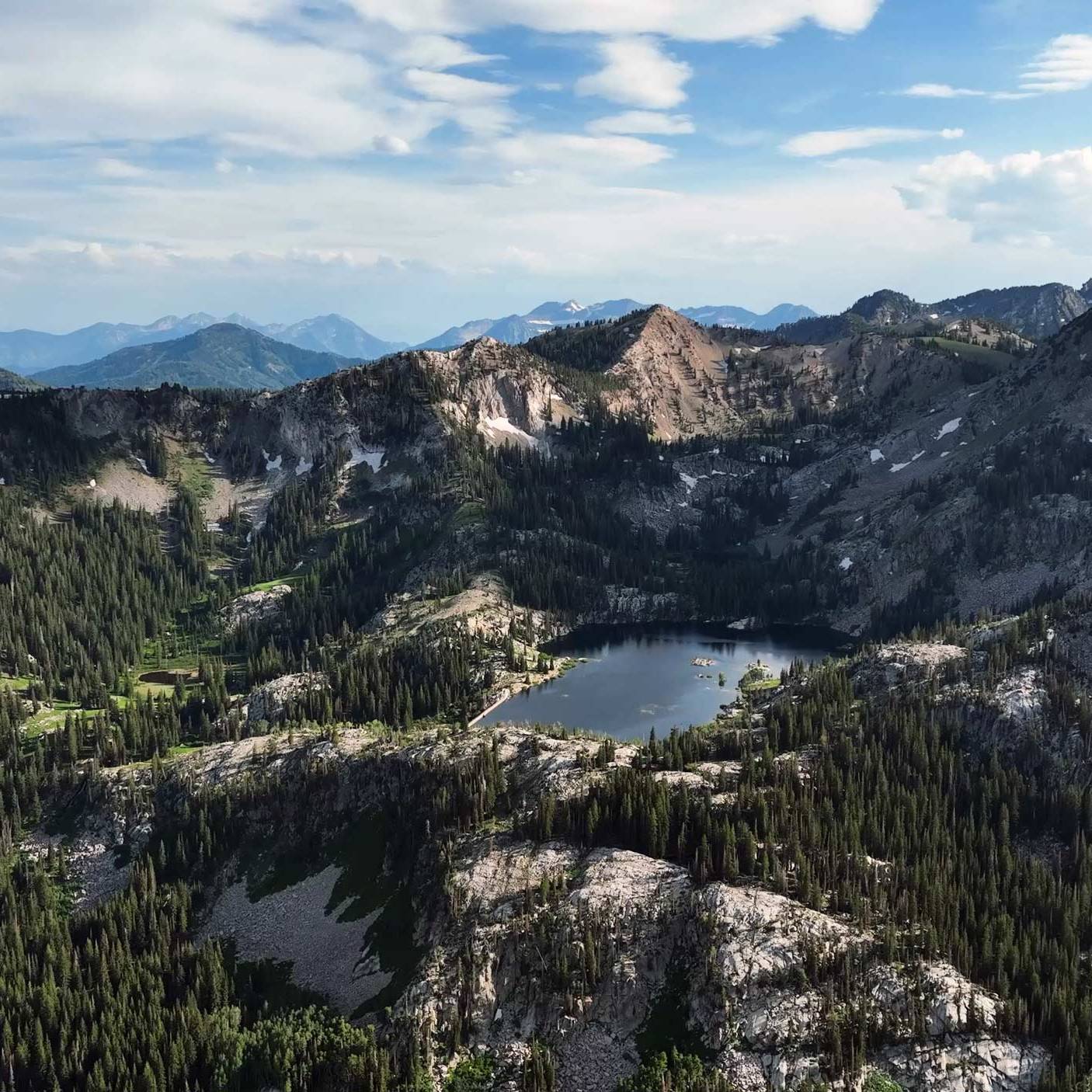 Hiking at Brighton Resort in the summer time