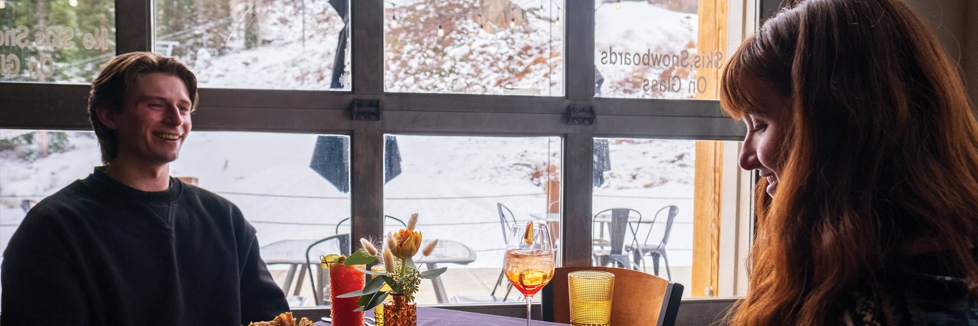 Thanksgiving buffet dinner at the Milly Chalet