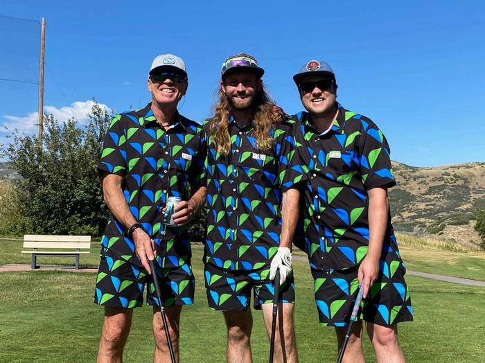 Group of friends at Brighton Golf Tournament