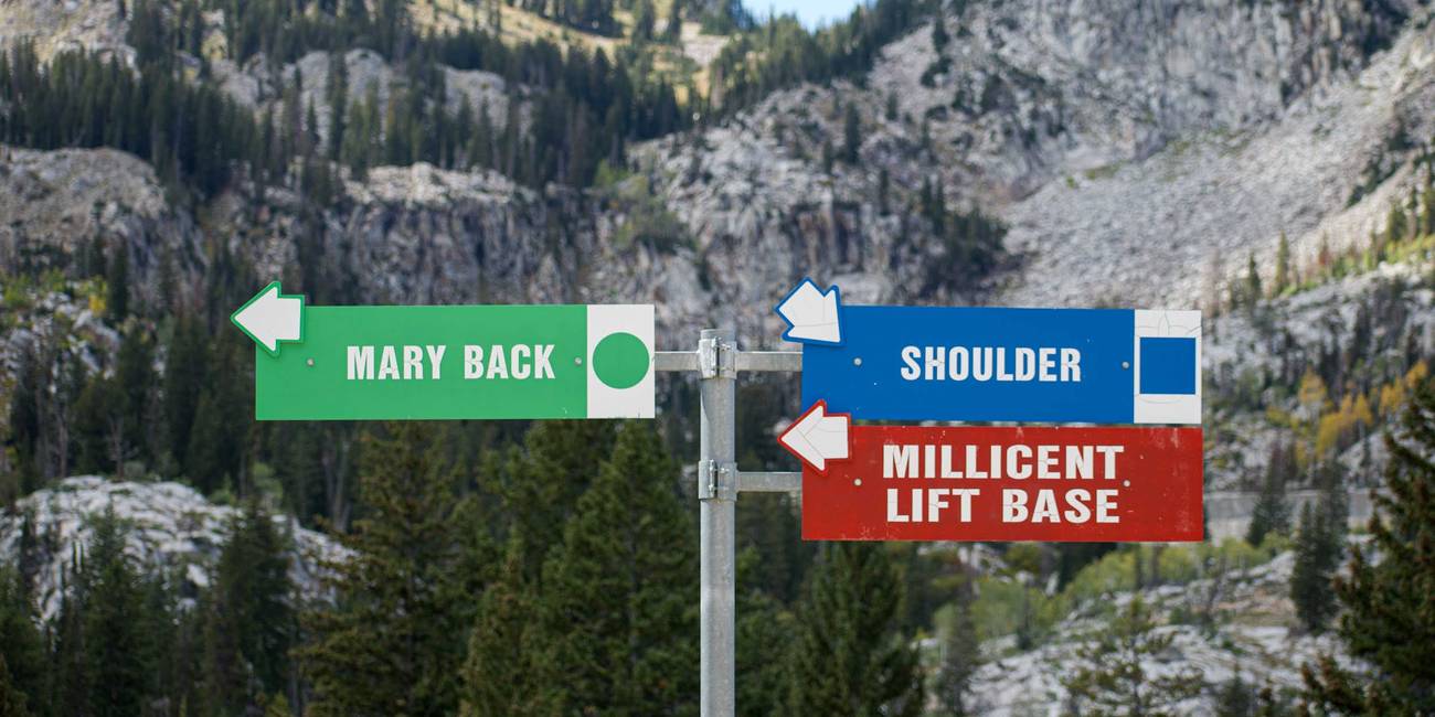 Summer Mountain Biking Trail Map