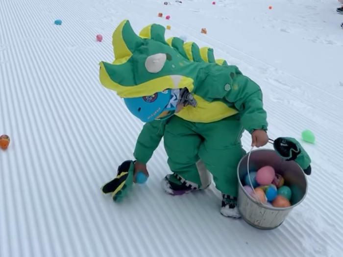 Easter Egg Hunt at Brighton Ski Resort