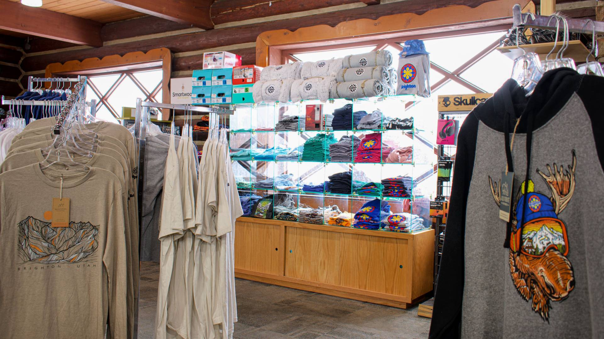Clothes for sale at the Brighton Store