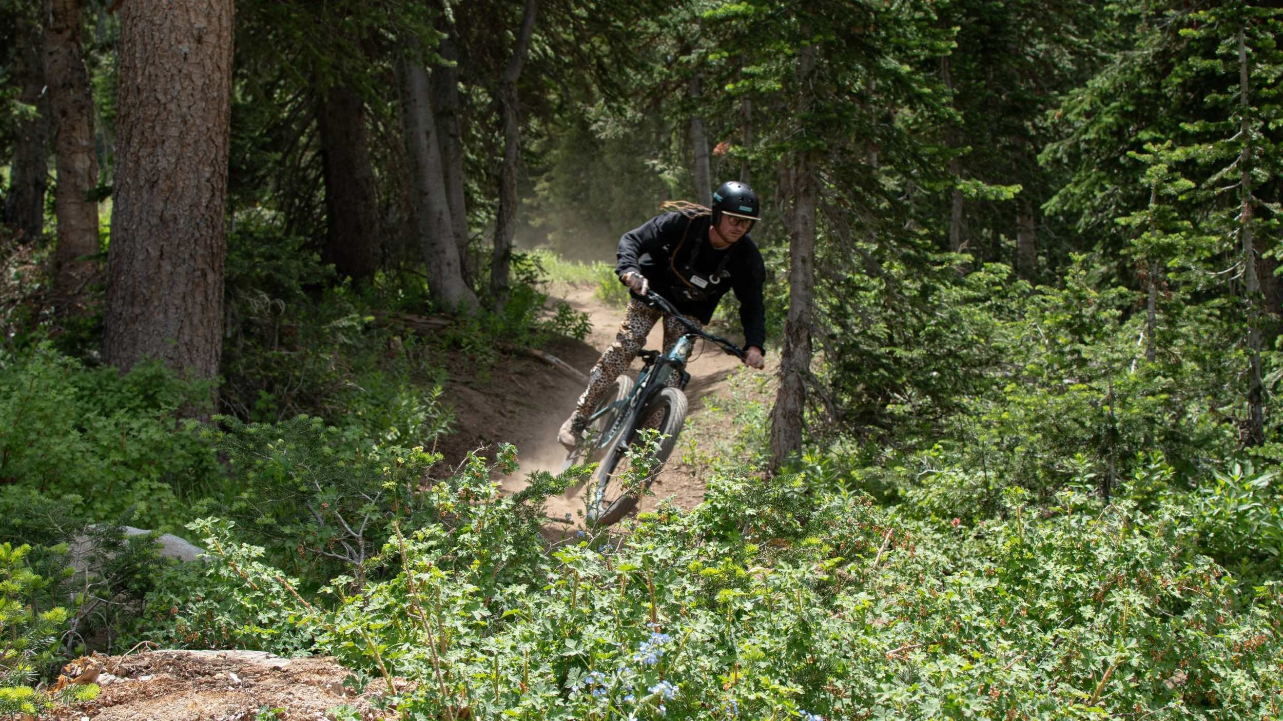 Mountain biking at Brighton Resort in the summer