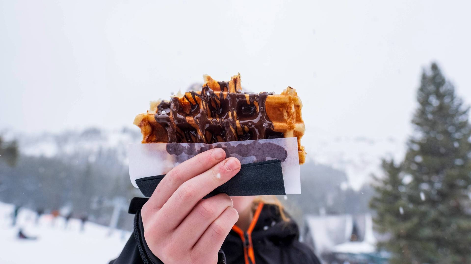 Waffle from Brighton Resort's Waffle Cabin