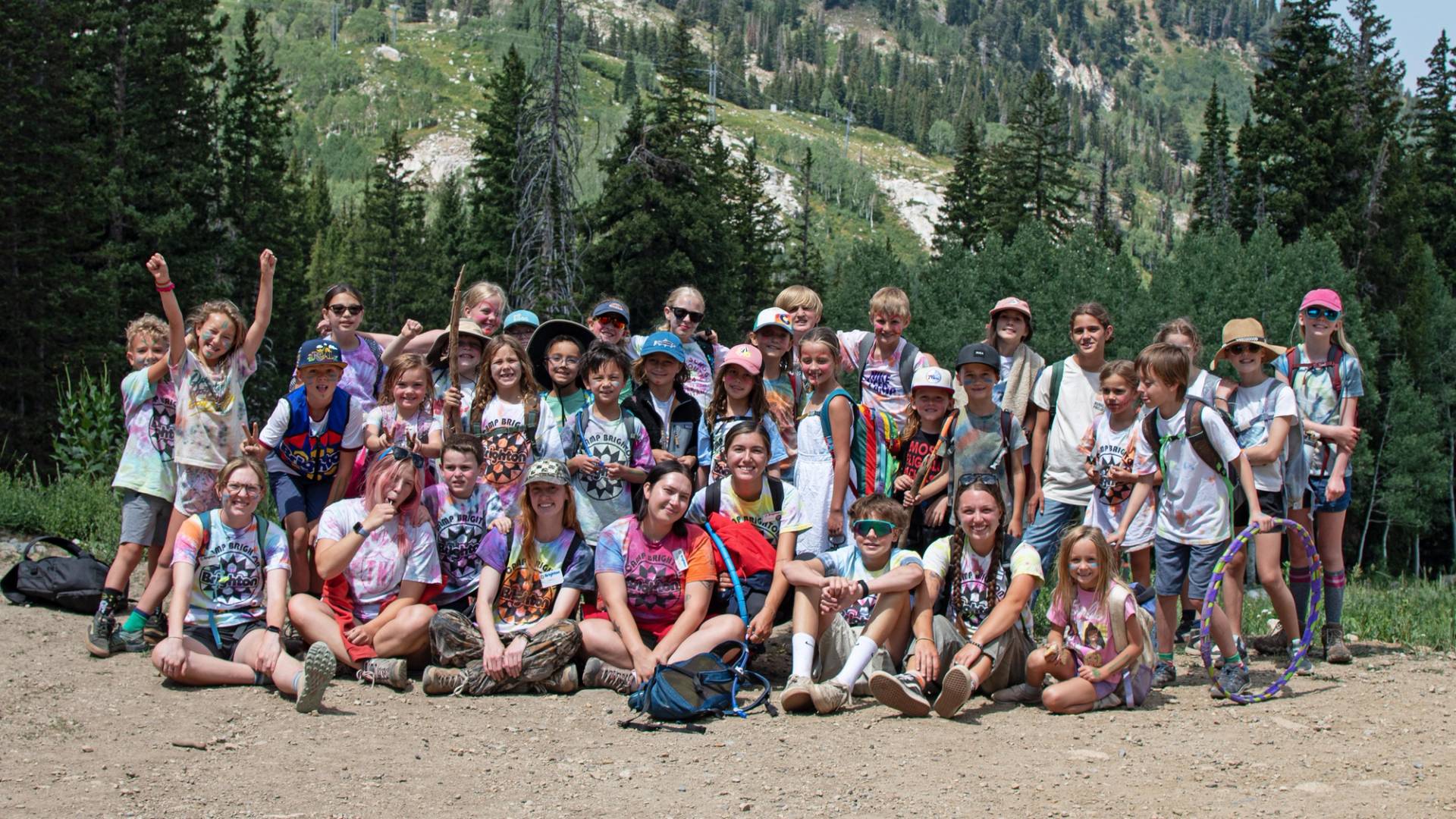 Group photo of Brighton summer camp kids