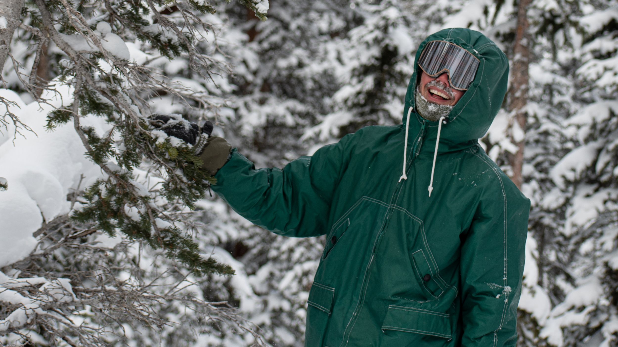 Powder day at Brighton Ski Resort