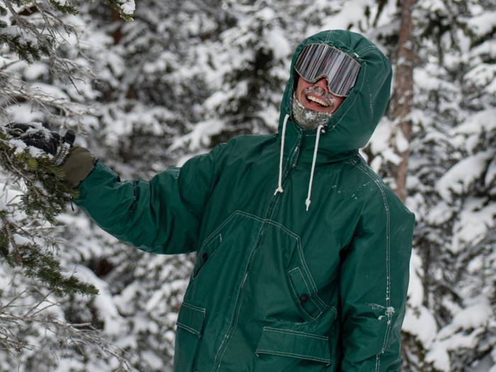 Powder day at Brighton Ski Resort