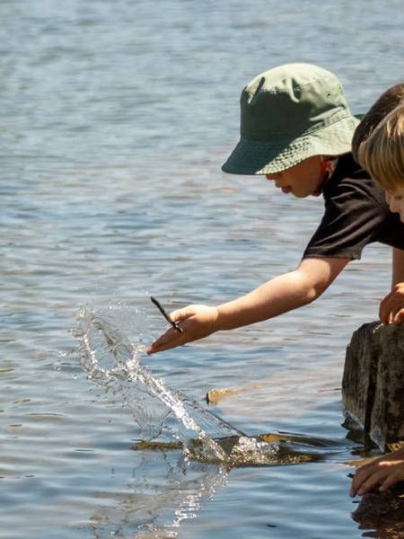 Group of summer campers