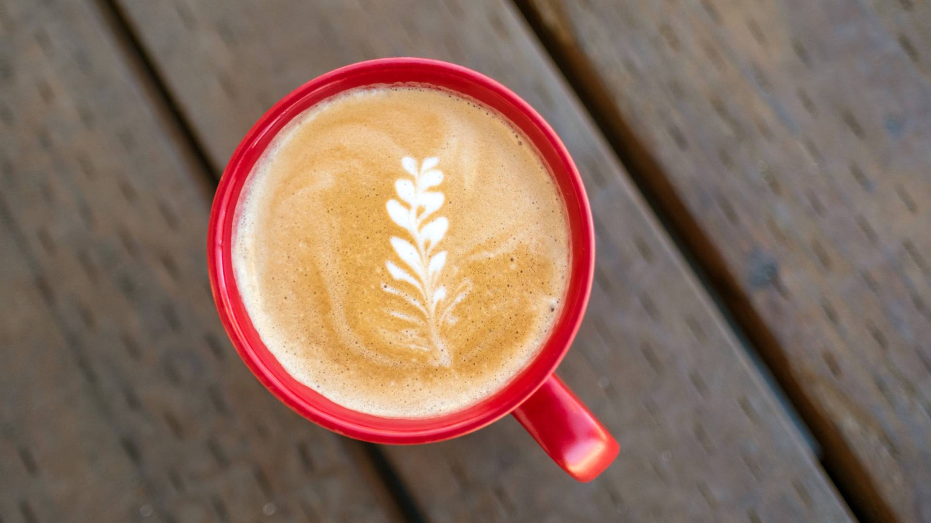 Latte art from the Blind Miner