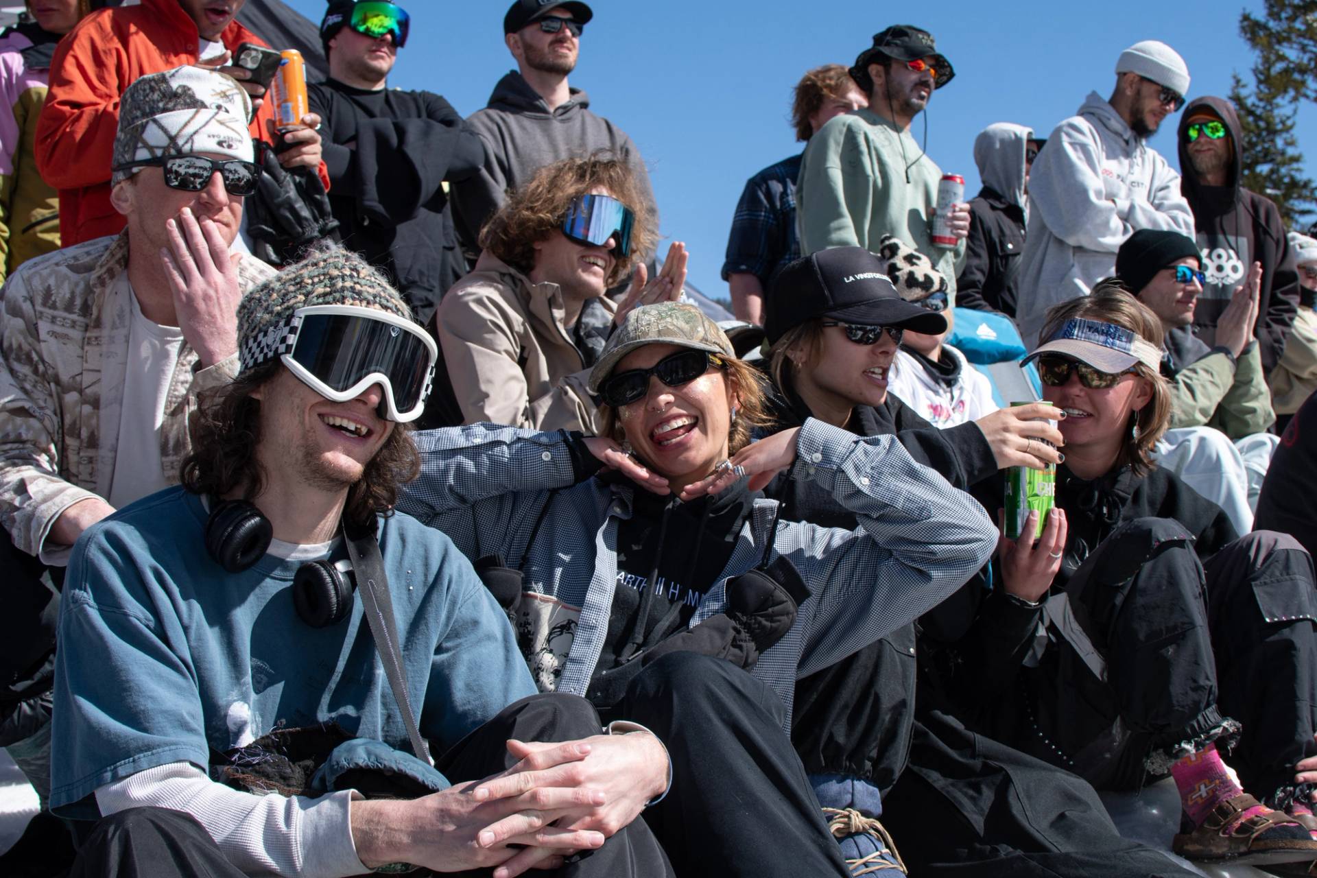 Brighton Sunny Apres Party Friends Smile