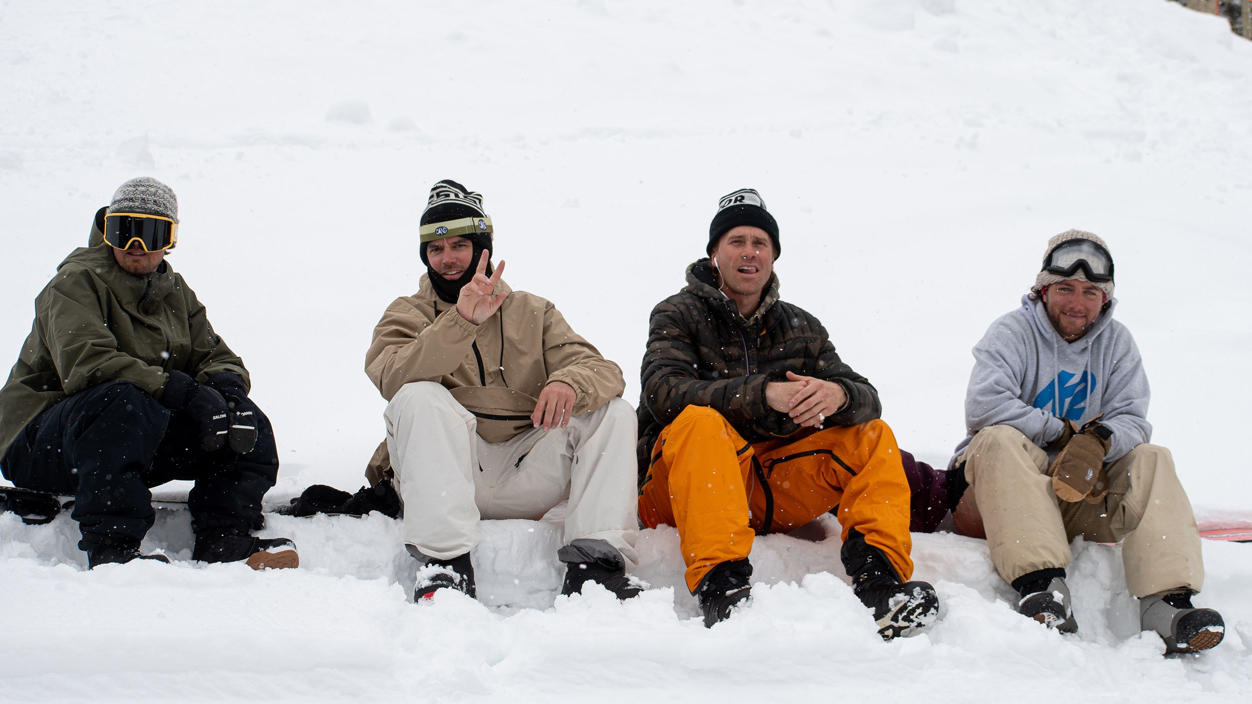 Friends hanging out at Brighton Ski Resort