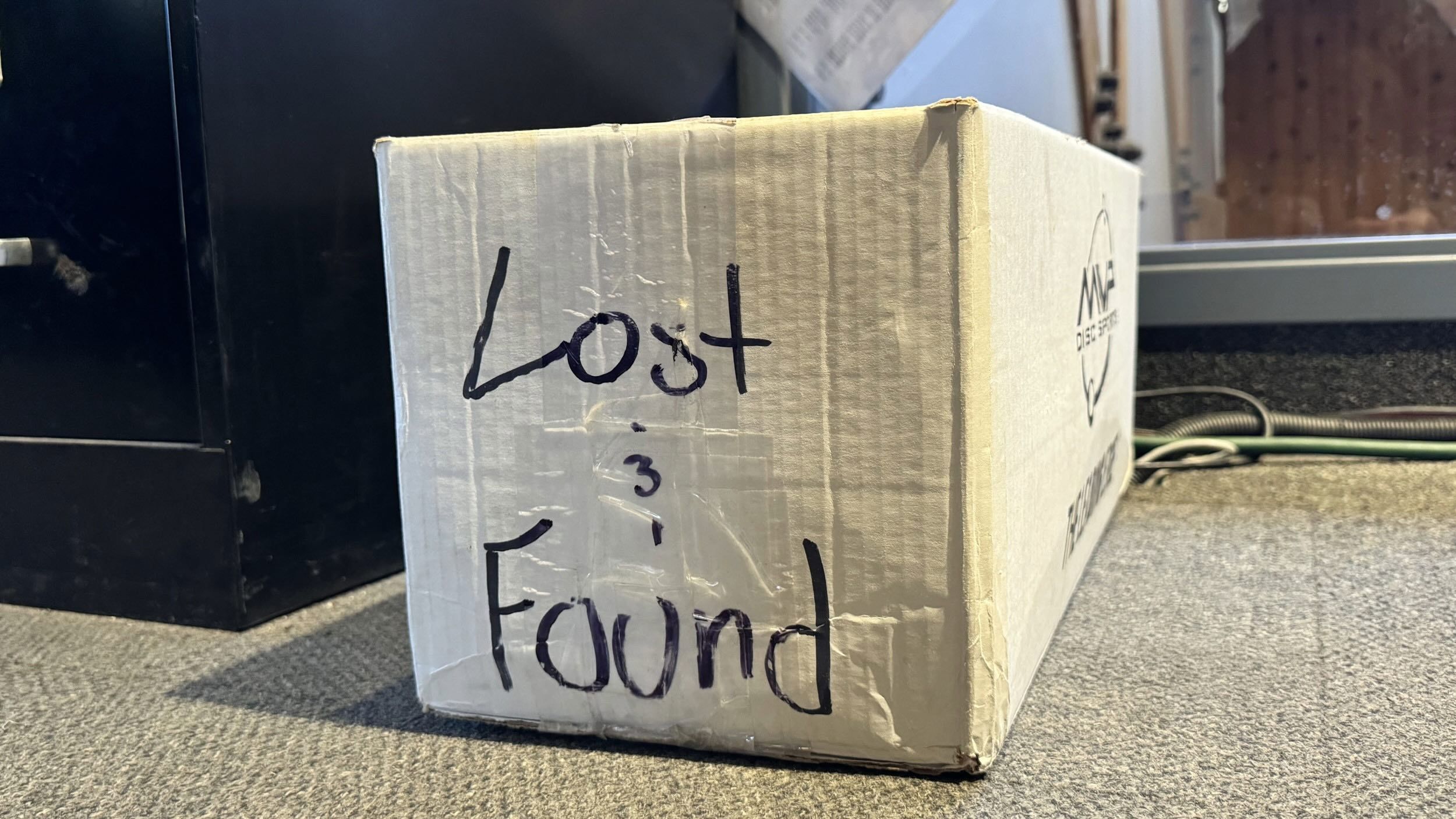 Lost and found items in Brighton Guest Services office