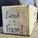 Lost and found items in Brighton Guest Services office