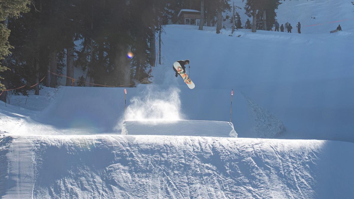 Jump off My Oh My Terrain Park at Brighton Resort