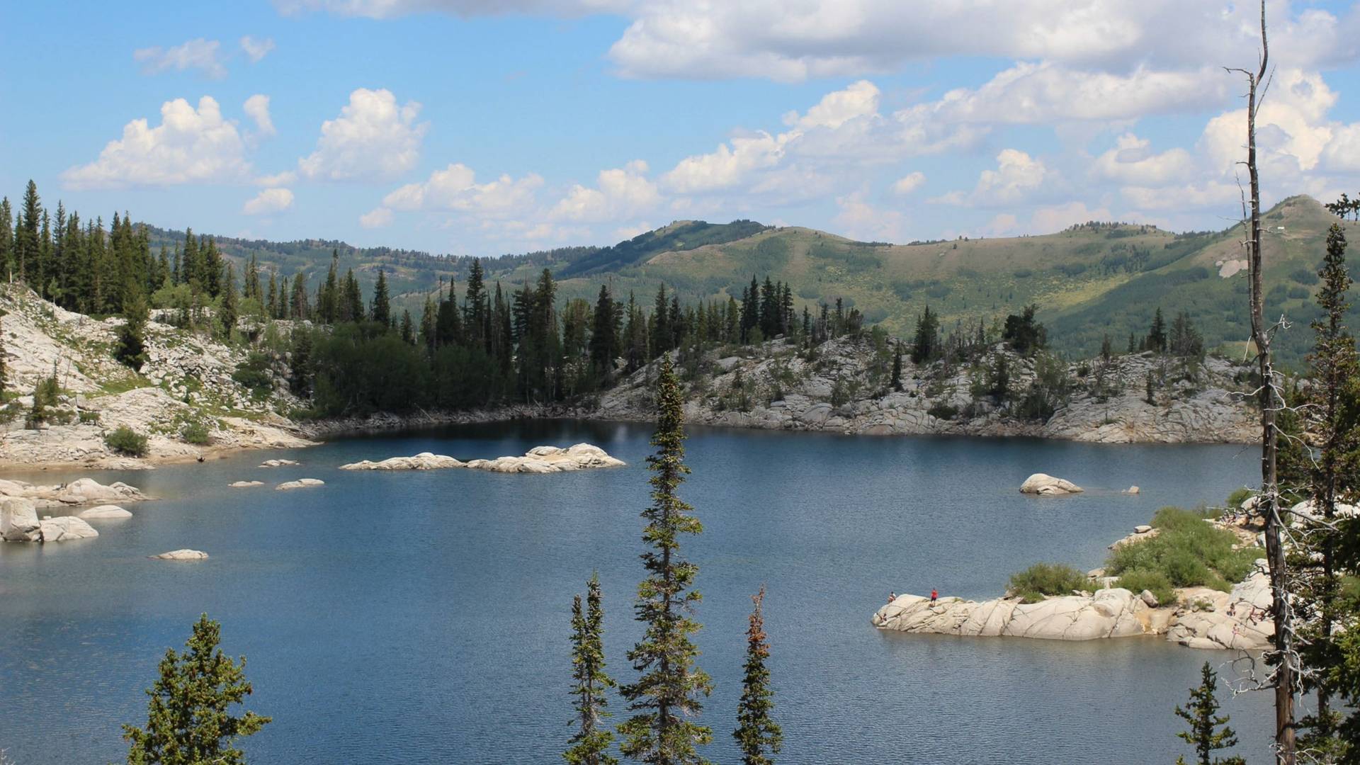 Hike to Lake Mary at Brighton Resort in Utah