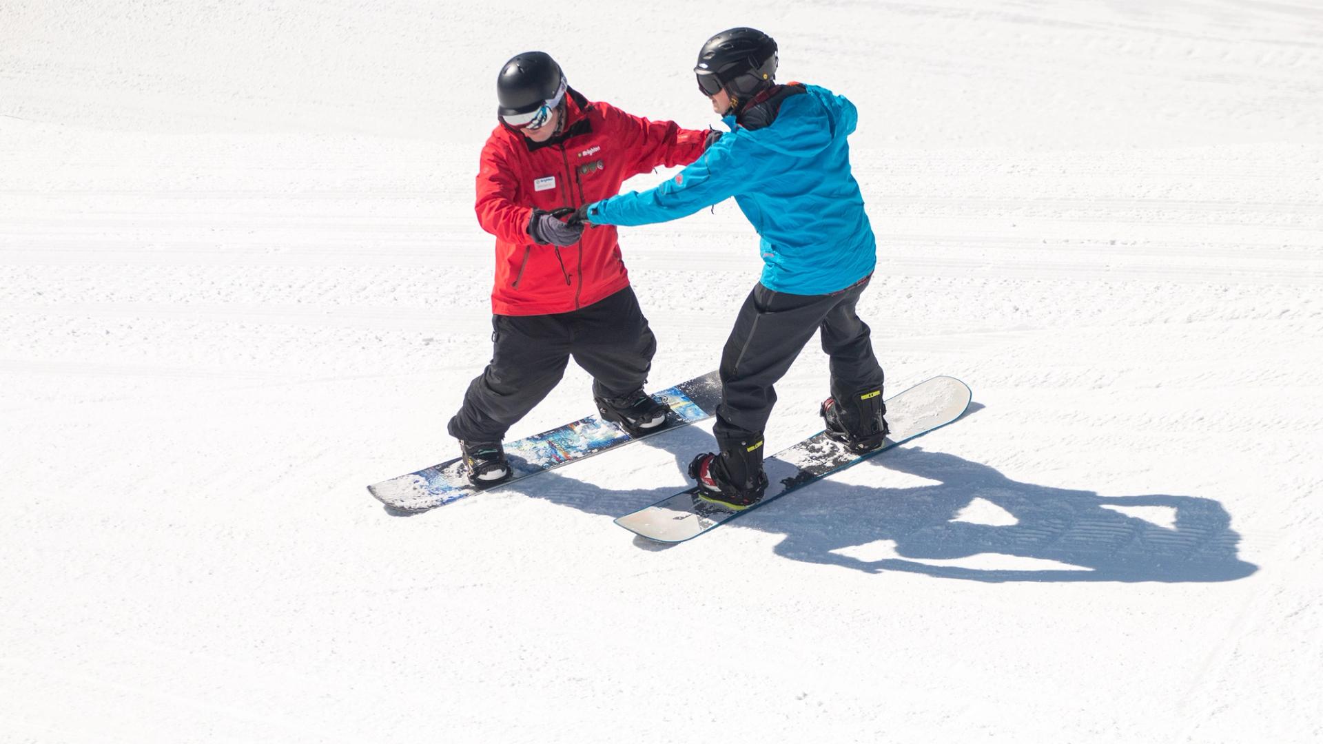 Snowboarding lesson at Brighton Resort