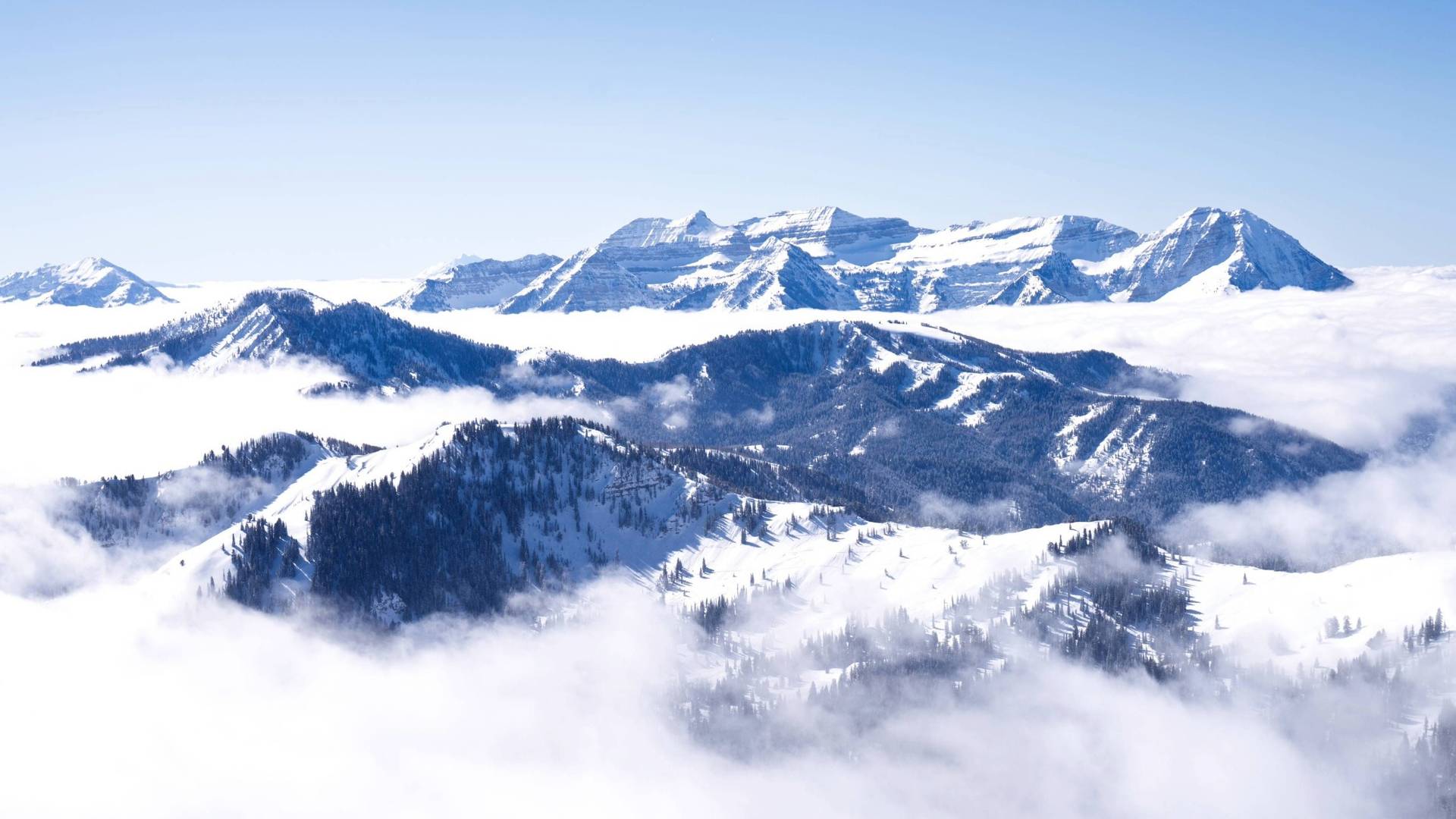 Scenic view of Brighton Ski Resort