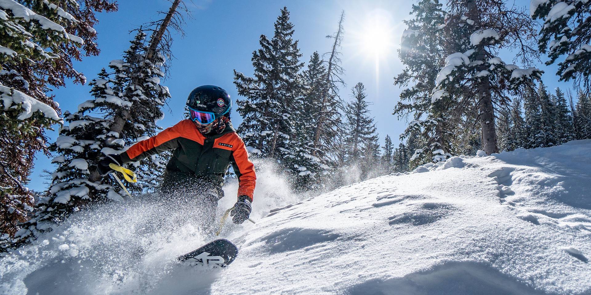 Kid skiing Brighton Resort